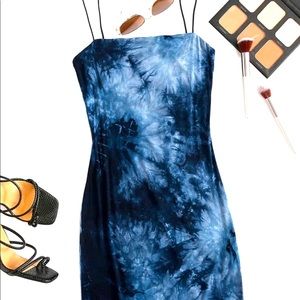 Tye dye slip dress